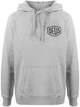 Толстовка с капюшоном и логотипом Deus Ex Machina, серый