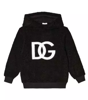 Толстовка с капюшоном и логотипом Dolce&Gabbana, черный