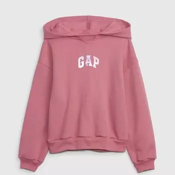 Толстовка с капюшоном и логотипом Gap, розовый