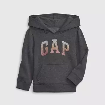 Толстовка с капюшоном и логотипом Gap, серый