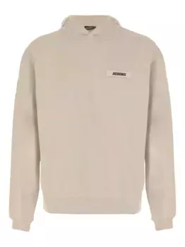 Толстовка с капюшоном и логотипом Gros Grain JACQUEMUS, нейтральный