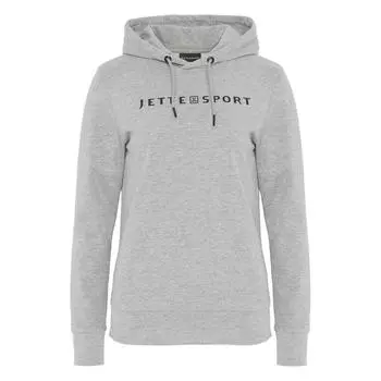 Толстовка с капюшоном и логотипом JETTE SPORT, цвет grau