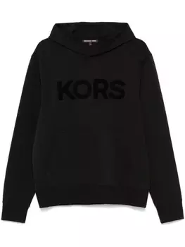 Толстовка с капюшоном и логотипом Michael Kors, черный