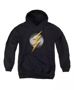 Толстовка с капюшоном и логотипом «Movie Youth Flash» для мальчиков Justice League, черный