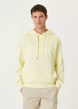 Толстовка с капюшоном и логотипом Neil Barrett, желтый