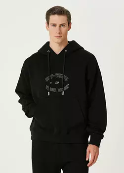 Толстовка с капюшоном и логотипом Off-White, черный