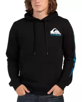 Толстовка с капюшоном и логотипом Omni Quiksilver, черный
