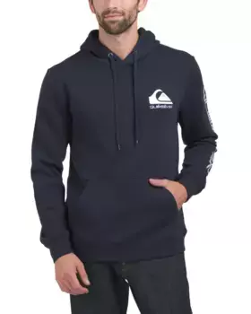 Толстовка с капюшоном и логотипом Omni Quiksilver, темно-синий