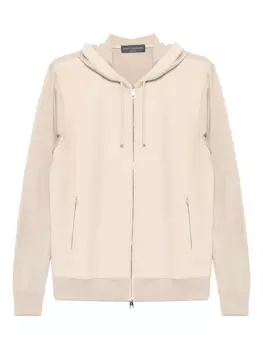 Толстовка с капюшоном и молнией смешанного кроя Brett Johnson, нейтральный