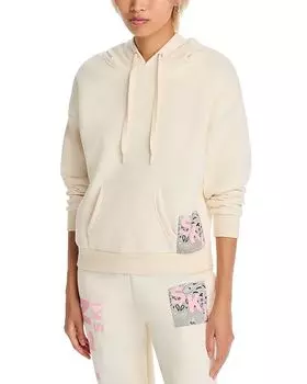 Толстовка с капюшоном и нашивкой «бандана» Vintage Havana, белый