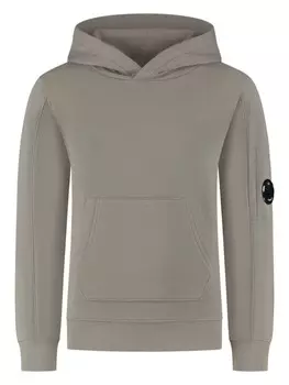 Толстовка с капюшоном и нашивкой-логотипом C.P. Company Kids, зеленый