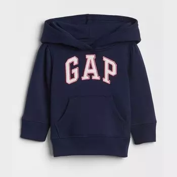 Толстовка с капюшоном и нашивкой-логотипом Gap, синий