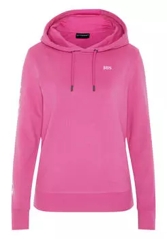Толстовка с капюшоном и небольшим логотипом. JETTE SPORT, цвет rosa