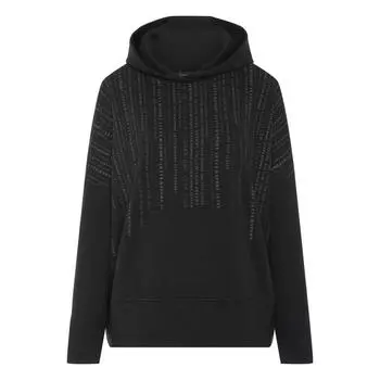 Толстовка с капюшоном и объемным принтом JETTE SPORT, цвет schwarz