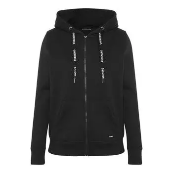 Толстовка с капюшоном и полосой с логотипом CHIEMSEE, цвет schwarz