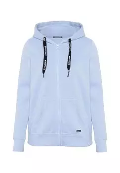 Толстовка с капюшоном и полосой с логотипом CHIEMSEE, цвет Brunnera Blue
