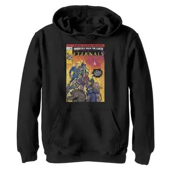 Толстовка с капюшоном и постером на обложку ретро-комикса Marvel Eternals для мальчиков 8–20 лет Licensed Character