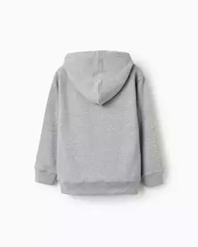 Толстовка с капюшоном и принтом Бэтмена для мальчиков Zippy, темно-серый