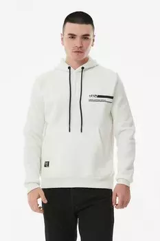 Толстовка с капюшоном и принтом Fullamoda, белый