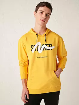 Толстовка с капюшоном и принтом LCW Casual