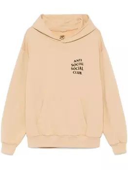 Толстовка с капюшоном и принтом логотипа Anti Social Social Club, нейтральный