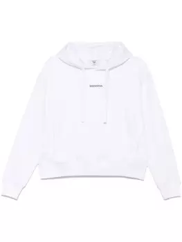 Толстовка с капюшоном и принтом логотипа Rossignol, белый