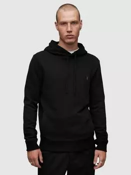 Толстовка с капюшоном и пуловером Ворон AllSaints, черный