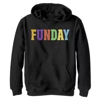 Толстовка с капюшоном и разноцветным пуловером Funday для мальчиков 8–20 лет Licensed Character, черный