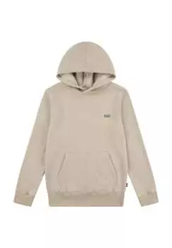 Толстовка с капюшоном и ребристыми манжетами для детей Levi'S, зеленый