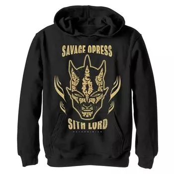 Толстовка с капюшоном и рисунком «Звездные войны: Войны клонов», Savage Opress Sith Lord, портрет для мальчиков 8–20 лет Star Wars