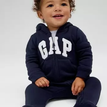 Толстовка с капюшоном и ушками Gap, синий