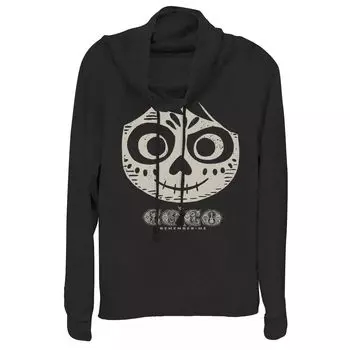 Толстовка с капюшоном и воротником-хомутом от Disney/Pixar Coco Juniors Miguel Skeleton Face Licensed Character