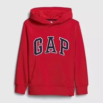 Толстовка с капюшоном и вышитым логотипом Gap, красный
