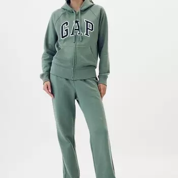 Толстовка с капюшоном и вышитым логотипом Gap, зеленый