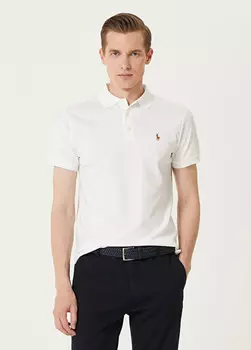 Толстовка с капюшоном и вышитым логотипом Polo Ralph Lauren, голубой