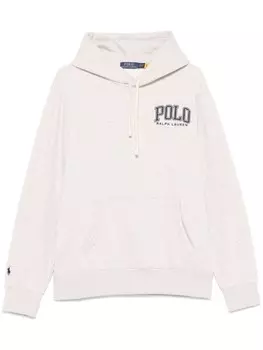 Толстовка с капюшоном и вышитым логотипом Polo Ralph Lauren, серый