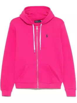 Толстовка с капюшоном и вышитым логотипом Polo Ralph Lauren, розовый