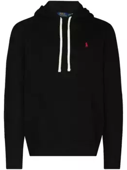 Толстовка с капюшоном и вышитым логотипом POLO RALPH LAUREN, черный