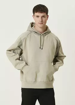 Толстовка с капюшоном и вышитым логотипом Reebok, бежевый