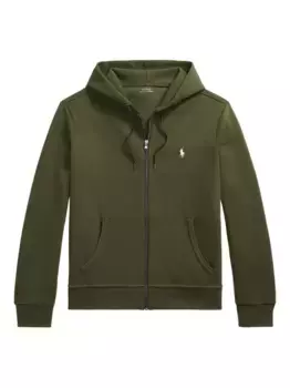 Толстовка с капюшоном и застежкой-молнией спереди POLO RALPH LAUREN, зеленый