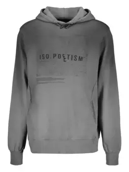 Толстовка с капюшоном и завязкой ISO.POETISM, серый