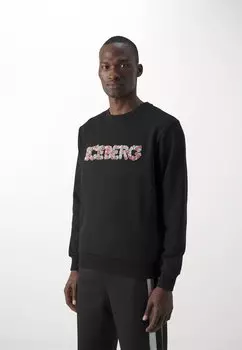 Толстовка с капюшоном Iceberg, черный