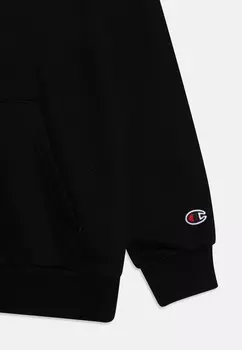 Толстовка с капюшоном ICONS HOODIE CONTRAST LOGO UNISEX Champion, черный