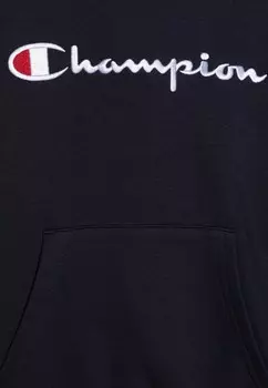 Толстовка с капюшоном ICONS HOODIE CONTRAST LOGO UNISEX Champion, темно-синий