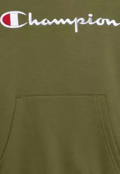 Толстовка с капюшоном ICONS HOODIE CONTRAST LOGO UNISEX Champion, зеленый