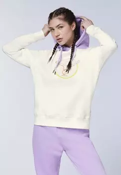 Толстовка с капюшоном IM TWO-TONE-LOOK MIT PATCH Chiemsee, белый