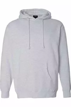 Толстовка с капюшоном Independent Trading Co. Heavyweight, цвет grey heather
