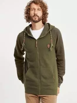 Толстовка с капюшоном Indicode, зеленый