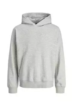 Толстовка с капюшоном interlude hoodie Jack & Jones, серый