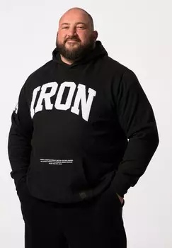Толстовка с капюшоном IRON ANVIL FITNESS QUICKDRY JP1880, черный